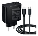 Carregador Celular Turbo 125w Pd Usb-c Com Tipo C Anatel Preto