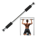 Barra Fixa De Porta Para Exercícios Ajustável 63 A 96 Cm Cor Prateado