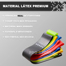 Kit 5 Faixa Elástica Super Mini Band Extensor Elástico Para Treino Resistência Funcional Academia Banda Extra Forte de Treinamento Thera Fisioterapia Original PDO Store