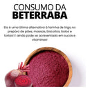 Beterraba Em Pó 1kg Original 100% Pura Pré Treino Natural