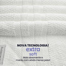 Toalha Buddemeyer Vanilla Banho 100% Algodão Extrasoft Branc Branco Lisa