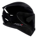 Capacete UNISEX Asx City Preto Fosco Viseira Desenho Solido Tamanho Do Capacete 64