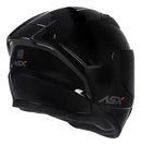 Capacete UNISEX Asx City Preto Fosco Viseira Desenho Solido Tamanho Do Capacete 64