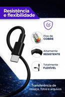 Carregador Celular Turbo 125w Pd Usb-c Com Tipo C Anatel Preto