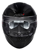Capacete UNISEX Asx City Preto Fosco Viseira Desenho Solido Tamanho Do Capacete 64