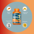 Ômega 3 1000mg DHA EPA ALA Tripla Fonte 120caps – Katiguá