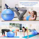 Bola Suiça 55cm Pilates Yoga Com Bomba Maxboost