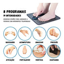 Tapete Massageador Pés EMS Vibração Alívio Dores Cor Preto