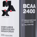 Bcaa 2400 200 Caps Max Titanium Suplemento Academia