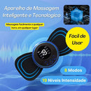 Kit 3 Massageador Portatil Elétrico Portátil Alivia Tensão Pés Recarregável Dor Pescoço Coluna Muscular Fisioterapia Aparelho