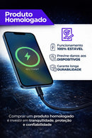 Carregador Celular Turbo 125w Pd Usb-c Com Tipo C Anatel Preto
