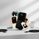 Power Bank 20.000mah Carregador Portátil Maxnova Carga Rápida Premium Com Display Compatível Com Todos Os Celulares