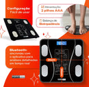 Balança Digital Bioimpedância Bluetooth