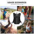 Mochila Colete de Corrida Outdoor 5L Ultralight – Mochila de Hidratação Respirável para Trail Running, Maratona, Ciclismo e Fitness