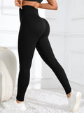 Legging de Yoga Feminina Seamless Cintura Alta, Tecido Canelado, para Academia e Uso Casual – Ideal para Outono e Inverno