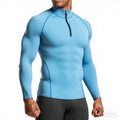 Camiseta Esportiva Masculina de Manga Longa para Academia – Slim Fit, Compressão, Treino e Corrida