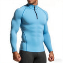 Camiseta Esportiva Masculina de Manga Longa para Academia – Slim Fit, Compressão, Treino e Corrida