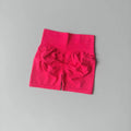Shorts Esportivos Femininos Levanta Bumbum (Peach Hip), Cintura Alta com Compressão, Modelagem Slim, Secagem Rápida para Corrida e Treino