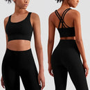 Conjunto Fitness Feminino 2 Peças para Yoga e Academia – Top Esportivo (Sutiã) e Legging com Efeito Push Up para Treino e Pilates