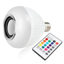 Caixa de Som Bluetooth LED 12W com Controle Remoto, Luzes Coloridas