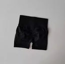Shorts Esportivos Femininos Levanta Bumbum (Peach Hip), Cintura Alta com Compressão, Modelagem Slim, Secagem Rápida para Corrida e Treino
