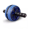 Roda Abdominal Ab Roller para Exercícios Fitness – Equipamento para Treino de Abdômen Unissex com Dupla Roda Silenciosa