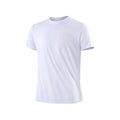 Camiseta Masculina Esportiva de Manga Curta para Academia e Corrida – Secagem Rápida e Absorção de Suor