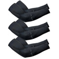 Kit com 3 Pares de Mangas de Proteção Solar Ice Silk Unissex – Refrescantes para Verão