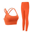 Conjunto Fitness Feminino 2 Peças para Yoga e Academia – Top Esportivo (Sutiã) e Legging com Efeito Push Up para Treino e Pilates
