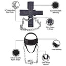 Arnês de Treino para Cabeça e Pescoço – Equipamento Ajustável para Exercícios de Força, Coluna Cervical e Academia com Suporte de Peso