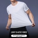 Camiseta Masculina Esportiva de Manga Curta para Academia e Corrida – Secagem Rápida e Absorção de Suor