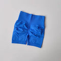 Shorts Esportivos Femininos Levanta Bumbum (Peach Hip), Cintura Alta com Compressão, Modelagem Slim, Secagem Rápida para Corrida e Treino