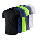 Camiseta Masculina Esportiva de Manga Curta para Academia e Corrida – Secagem Rápida e Absorção de Suor