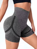 Shorts Feminino de Yoga Cintura Alta para Treino – Shorts Fitness Levanta Bumbum para Academia, Corrida e Esportes