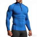 Camiseta Esportiva Masculina de Manga Longa para Academia – Slim Fit, Compressão, Treino e Corrida