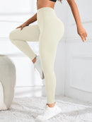Legging de Yoga Feminina Seamless Cintura Alta, Tecido Canelado, para Academia e Uso Casual – Ideal para Outono e Inverno