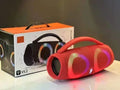 Caixa de Som BoomBox Bluetooth Portátil 100W, Impermeável, Luzes RGB Coloridas, Subwoofer Sem Fio, Estéreo 360° Surround, TWS, FM