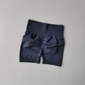 Shorts Esportivos Femininos Levanta Bumbum (Peach Hip), Cintura Alta com Compressão, Modelagem Slim, Secagem Rápida para Corrida e Treino