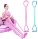Faixa Elástica de Resistência para Treino Fitness – Exercícios para Braços, Costas e Ombros | Equipamento para Yoga e Pilates