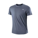 Camiseta Masculina Esportiva de Manga Curta para Academia e Corrida – Secagem Rápida e Absorção de Suor