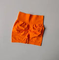 Shorts Esportivos Femininos Levanta Bumbum (Peach Hip), Cintura Alta com Compressão, Modelagem Slim, Secagem Rápida para Corrida e Treino