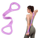 Faixa Elástica de Resistência para Treino Fitness – Exercícios para Braços, Costas e Ombros | Equipamento para Yoga e Pilates