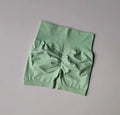 Shorts Esportivos Femininos Levanta Bumbum (Peach Hip), Cintura Alta com Compressão, Modelagem Slim, Secagem Rápida para Corrida e Treino