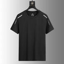 Camiseta Esportiva Masculina/Feminina para Corrida – Manga Curta com Refletivo, Tecido Ice Silk, Secagem Rápida, Leve e Respirável para Fitness e Treino