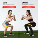 Faixas Elásticas de Resistência para Yoga e Fitness – Bandas de Exercício para Treino, Agachamento, Pernas, Quadril e Alongamento