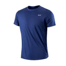 Camiseta Masculina Esportiva de Manga Curta para Academia e Corrida – Secagem Rápida e Absorção de Suor