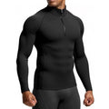 Camiseta Esportiva Masculina de Manga Longa para Academia – Slim Fit, Compressão, Treino e Corrida