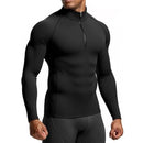 Camiseta Esportiva Masculina de Manga Longa para Academia – Slim Fit, Compressão, Treino e Corrida