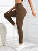 Legging de Yoga Feminina Seamless Cintura Alta, Tecido Canelado, para Academia e Uso Casual – Ideal para Outono e Inverno
