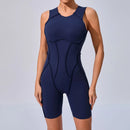 Macacão Esportivo Feminino para Yoga e Fitness, Modelagem Levanta Bumbum, Costas Abertas, Alta Elasticidade, Justo ao Corpo para Academia e Treino